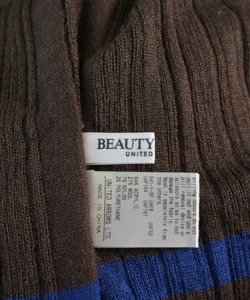 BEAUTY&YOUTH UNITED ARROWS（ビューティーアンドユースユナイテッドアローズ）ニット・セーター 茶 サイズ:-(XS位) レディース/2200610770029