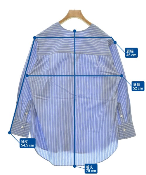 BEAUTY&YOUTH UNITED ARROWS（ビューティーアンドユースユナイテッドアローズ）ブラウス 青 サイズ:F レディース/2200613980036