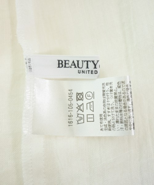 BEAUTY&YOUTH UNITED ARROWS（ビューティーアンドユースユナイテッドアローズ）ブラウス 白 サイズ:F レディース/2200618302208