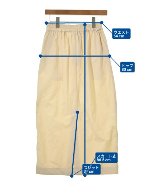 BEAUTY&YOUTH UNITED ARROWS（ビューティーアンドユースユナイテッドアローズ）ロング・マキシ丈スカート ベージュ サイズ:S レディース/2200618908035