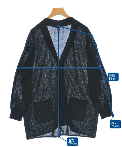 BEAUTY&YOUTH UNITED ARROWS（ビューティーアンドユースユナイテッドアローズ）カーディガン 黒 サイズ:F レディース/2200618924042