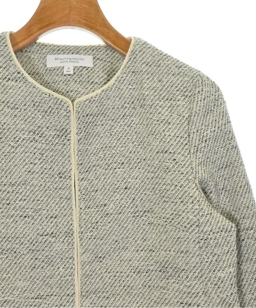 BEAUTY&YOUTH UNITED ARROWS（ビューティーアンドユースユナイテッドアローズ）ノーカラージャケット 白 サイズ:S レディース/2200610914027