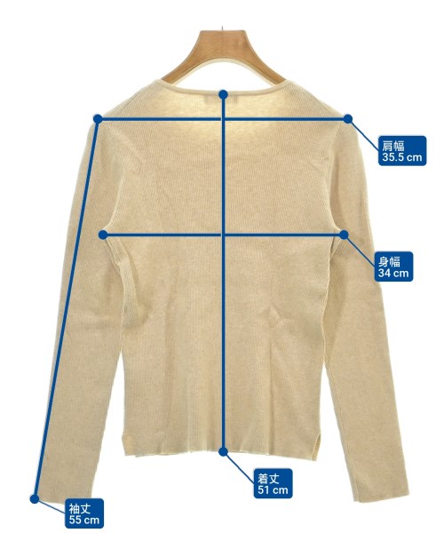 BEAUTY&YOUTH UNITED ARROWS（ビューティーアンドユースユナイテッドアローズ）Tシャツ・カットソー ベージュ サイズ:-(XS位) レディース/2200619477103