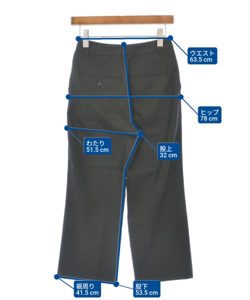 BEAUTY&YOUTH UNITED ARROWS（ビューティーアンドユースユナイテッドアローズ）クロップドパンツ グレー サイズ:S レディース/2200613998017