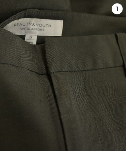 BEAUTY&YOUTH UNITED ARROWS（ビューティーアンドユースユナイテッドアローズ）クロップドパンツ グレー サイズ:S レディース/2200613998017