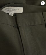 BEAUTY&YOUTH UNITED ARROWS（ビューティーアンドユースユナイテッドアローズ）クロップドパンツ グレー サイズ:S レディース/2200613998017
