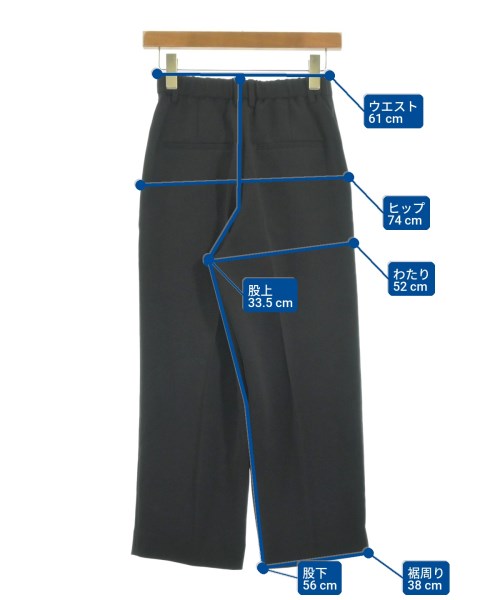 BEAUTY&YOUTH UNITED ARROWS（ビューティーアンドユースユナイテッドアローズ）クロップドパンツ 黒 サイズ:XS レディース/2200619629021