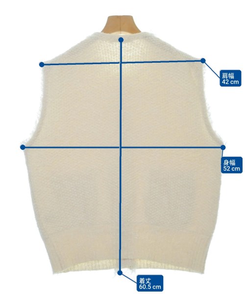 BEAUTY&YOUTH UNITED ARROWS（ビューティーアンドユースユナイテッドアローズ）ベスト 白 サイズ:F レディース/2200610435171