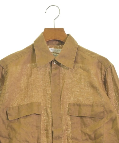 BEAUTY&YOUTH UNITED ARROWS（ビューティーアンドユースユナイテッドアローズ）カジュアルシャツ ベージュ サイズ:F レディース/2200620160032