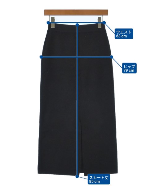 BEAUTY&YOUTH UNITED ARROWS（ビューティーアンドユースユナイテッドアローズ）ロング・マキシ丈スカート 黒 サイズ:S レディース/2200608093079