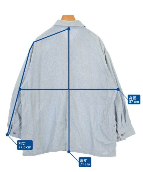 BEAUTY&YOUTH UNITED ARROWS（ビューティーアンドユースユナイテッドアローズ）カジュアルシャツ 青 サイズ:S レディース/2200603091049