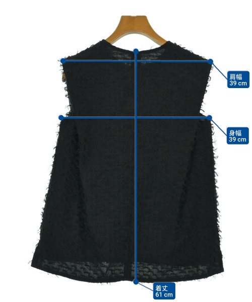 BEAUTY&YOUTH UNITED ARROWS（ビューティーアンドユースユナイテッドアローズ）ブラウス 黒 サイズ:F レディース/2200605872042