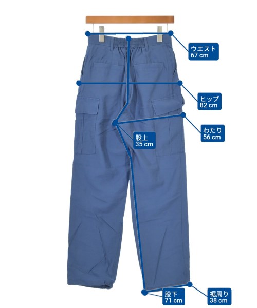 BEAUTY&YOUTH UNITED ARROWS（ビューティーアンドユースユナイテッドアローズ）カーゴパンツ 青 サイズ:M レディース/2200601742110