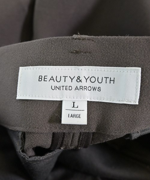BEAUTY&YOUTH UNITED ARROWS（ビューティーアンドユースユナイテッドアローズ）スラックス 茶 サイズ:L レディース/2200606140102