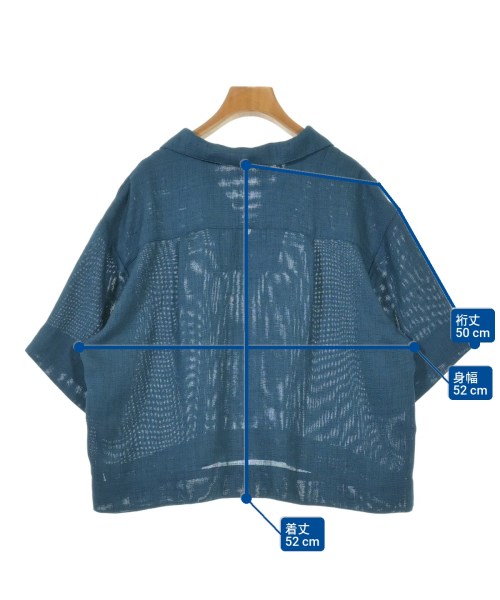 BEAUTY&YOUTH UNITED ARROWS（ビューティーアンドユースユナイテッドアローズ）ブラウス 青 サイズ:F レディース/2200607159035