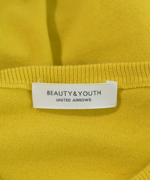 BEAUTY&YOUTH UNITED ARROWS（ビューティーアンドユースユナイテッドアローズ）カーディガン 黄 サイズ:-(L位) レディース/2200669485073