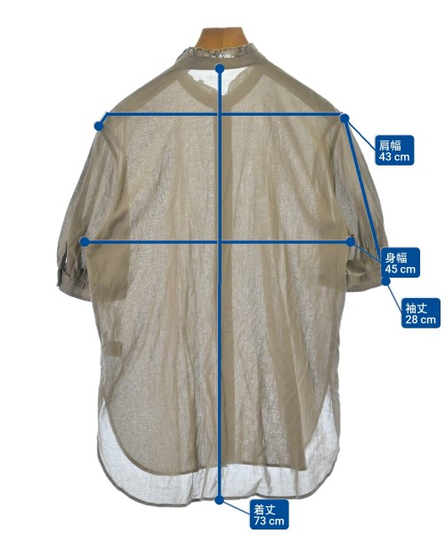 BEAUTY&YOUTH UNITED ARROWS（ビューティーアンドユースユナイテッドアローズ）ブラウス 茶 サイズ:F レディース/2200668902076