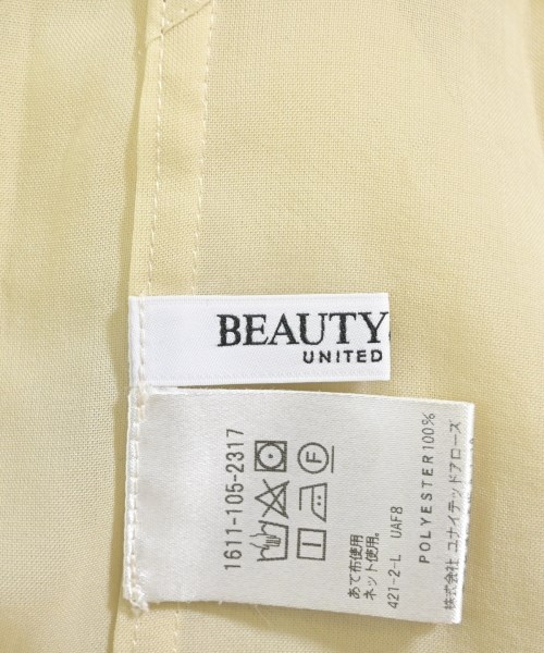 BEAUTY&YOUTH UNITED ARROWS（ビューティーアンドユースユナイテッドアローズ）カジュアルシャツ 黄 サイズ:F レディース/2200669428025