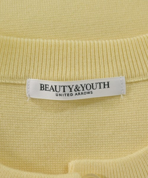 BEAUTY&YOUTH UNITED ARROWS（ビューティーアンドユースユナイテッドアローズ）カーディガン 黄 サイズ:-(M位) レディース/2200669800036