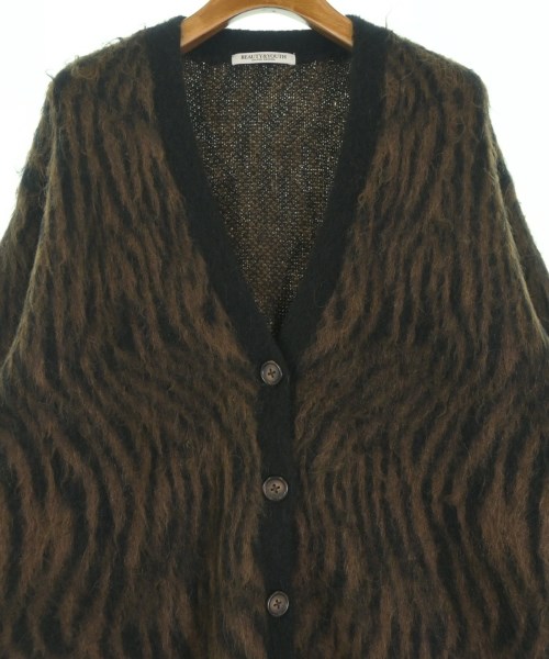 BEAUTY&YOUTH UNITED ARROWS（ビューティーアンドユースユナイテッドアローズ）カーディガン 茶 サイズ:F レディース/2200670044023