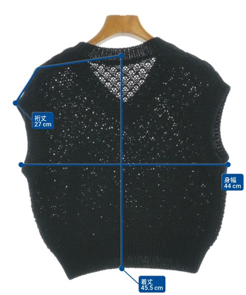 BEAUTY&YOUTH UNITED ARROWS（ビューティーアンドユースユナイテッドアローズ）ベスト 黒 サイズ:-(M位) レディース/2200657934026