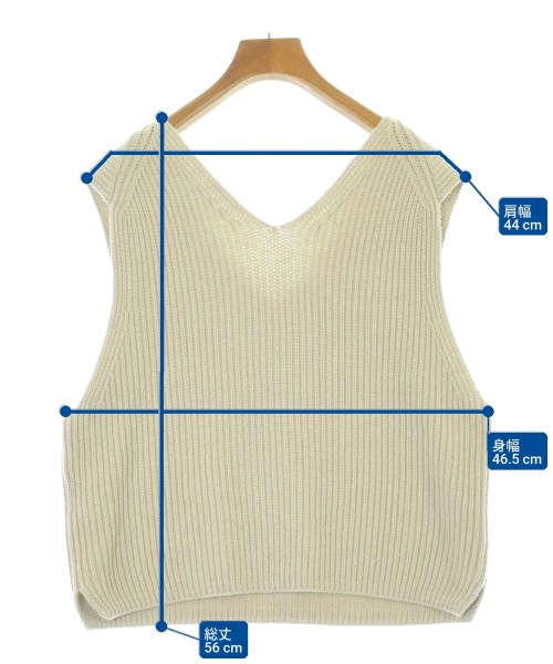 BEAUTY&YOUTH UNITED ARROWS（ビューティーアンドユースユナイテッドアローズ）ベスト 白 サイズ:F レディース/2200670127085