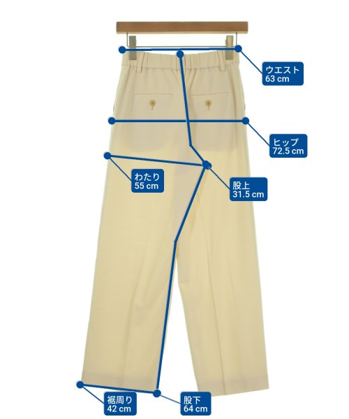 BEAUTY&YOUTH UNITED ARROWS（ビューティーアンドユースユナイテッドアローズ）スラックス 白 サイズ:XS レディース/2200668632058