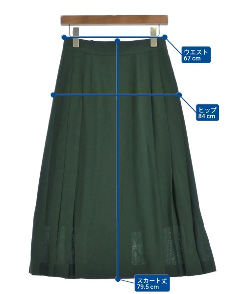 BEAUTY&YOUTH UNITED ARROWS（ビューティーアンドユースユナイテッドアローズ）ロング・マキシ丈スカート 緑 サイズ:M レディース/2200671199036