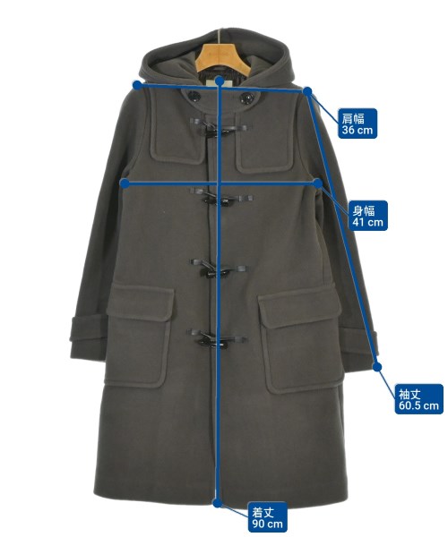 BEAUTY&YOUTH UNITED ARROWS（ビューティーアンドユースユナイテッドアローズ）ダッフルコート グレー サイズ:S レディース/2200667428034