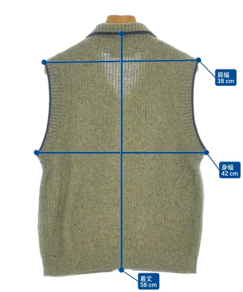 BEAUTY&YOUTH UNITED ARROWS（ビューティーアンドユースユナイテッドアローズ）ベスト/ノースリーブ 緑 サイズ:-(M位) レディース/2200675708029