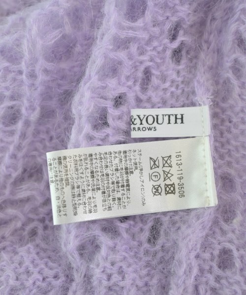 BEAUTY&YOUTH UNITED ARROWS（ビューティーアンドユースユナイテッドアローズ）ニット・セーター 紫 サイズ:F レディース/2200675859097