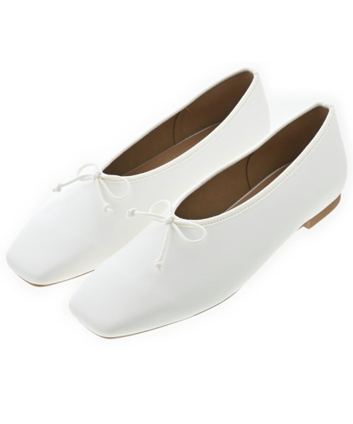 BEAUTY&YOUTH UNITED ARROWS(ビューティーアンドユースユナイテットアローズ)バレエシューズ/オペラシューズ 白 サイズ:EU36 1/2(23cm位)/2200672150111