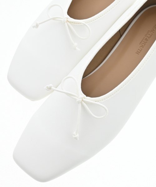 BEAUTY&YOUTH UNITED ARROWS（ビューティーアンドユースユナイテッドアローズ）バレエシューズ/オペラシューズ 白 サイズ:EU36 1/2(23cm位) レディース/2200672150111
