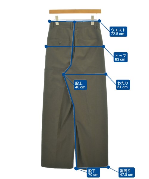 BEAUTY&YOUTH UNITED ARROWS（ビューティーアンドユースユナイテッドアローズ）スラックス 茶 サイズ:S レディース/2200675922029