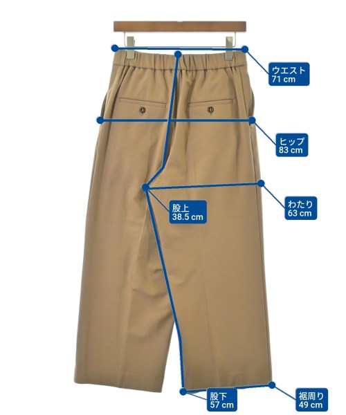 BEAUTY&YOUTH UNITED ARROWS（ビューティーアンドユースユナイテッドアローズ）スラックス 茶 サイズ:M レディース/2200673246042