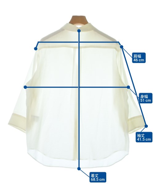 BEAUTY&YOUTH UNITED ARROWS（ビューティーアンドユースユナイテッドアローズ）ブラウス 白 サイズ:F レディース/2200677689098