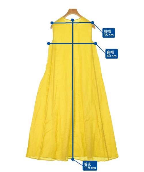 BEAUTY&YOUTH UNITED ARROWS（ビューティーアンドユースユナイテッドアローズ）ワンピース 黄 サイズ:-(M位) レディース/2200667787025