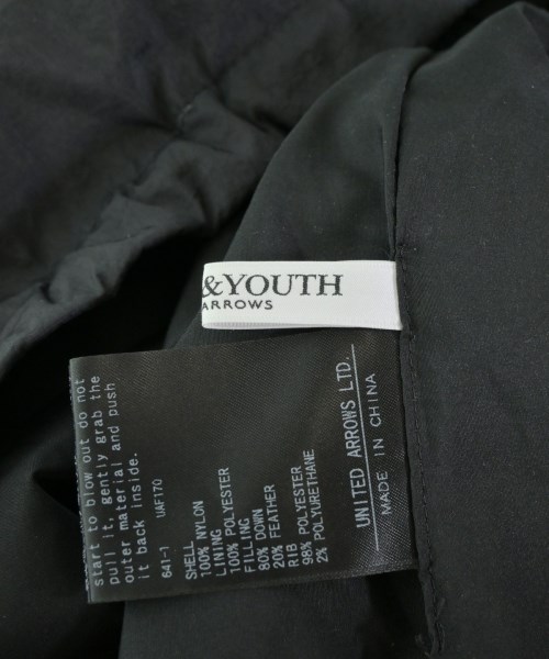 BEAUTY&YOUTH UNITED ARROWS（ビューティーアンドユースユナイテッドアローズ）ダウンジャケット/ダウンベスト 黒 サイズ:F レディース/2200675661010