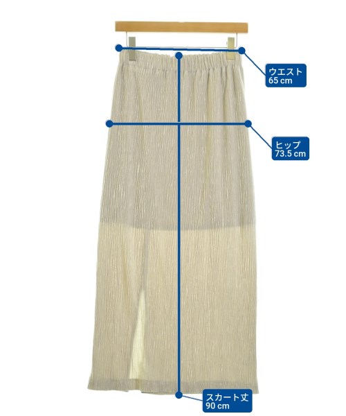 BEAUTY&YOUTH UNITED ARROWS（ビューティーアンドユースユナイテッドアローズ）ロング・マキシ丈スカート グレー サイズ:M レディース/2200673725028