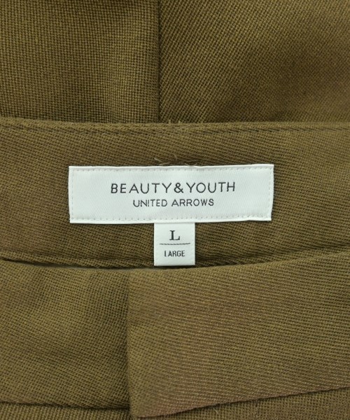 BEAUTY&YOUTH UNITED ARROWS（ビューティーアンドユースユナイテッドアローズ）スラックス 茶 サイズ:L レディース/2200674268043