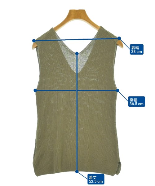 BEAUTY&YOUTH UNITED ARROWS（ビューティーアンドユースユナイテッドアローズ）ベスト 茶 サイズ:-(XS位) レディース/2200679220077