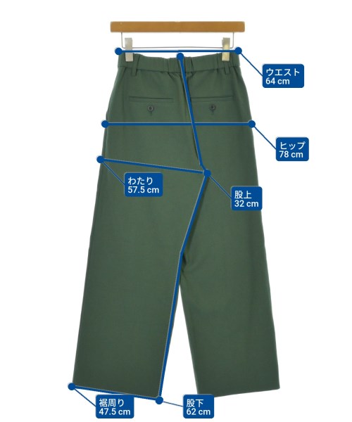 BEAUTY&YOUTH UNITED ARROWS（ビューティーアンドユースユナイテッドアローズ）スラックス 緑 サイズ:S レディース/2200679452065