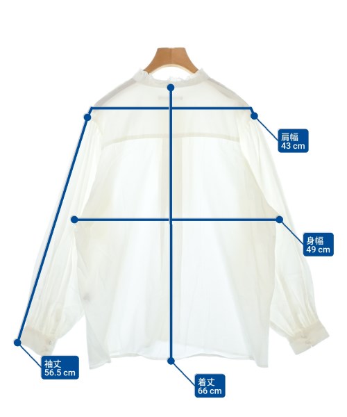 BEAUTY&YOUTH UNITED ARROWS（ビューティーアンドユースユナイテッドアローズ）ブラウス 白 サイズ:F レディース/2200674840027