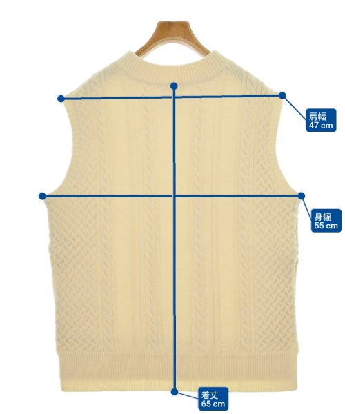 BEAUTY&YOUTH UNITED ARROWS（ビューティーアンドユースユナイテッドアローズ）ベスト 白 サイズ:F レディース/2200676071016