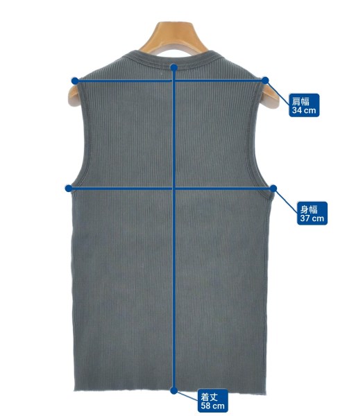 BEAUTY&YOUTH UNITED ARROWS（ビューティーアンドユースユナイテッドアローズ）タンクトップ グレー サイズ:-(M位) レディース/2200677015057