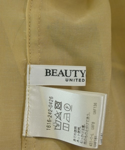 BEAUTY&YOUTH UNITED ARROWS（ビューティーアンドユースユナイテッドアローズ）カジュアルシャツ ベージュ サイズ:F レディース/2200679618034