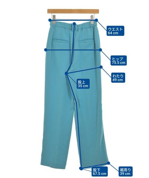 BEAUTY&YOUTH UNITED ARROWS（ビューティーアンドユースユナイテッドアローズ）スラックス 青 サイズ:M レディース/2200679457039