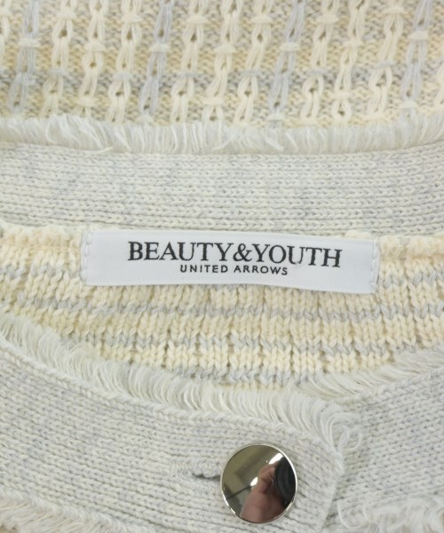 BEAUTY&YOUTH UNITED ARROWS（ビューティーアンドユースユナイテッドアローズ）カーディガン 白 サイズ:F レディース/2200676951042