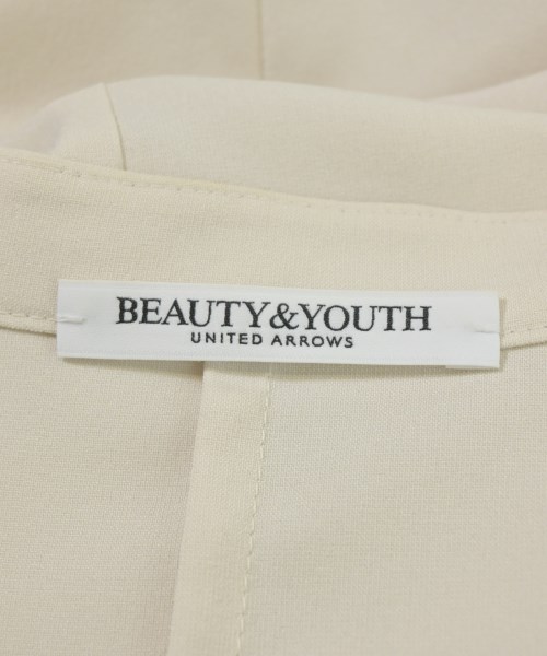 BEAUTY&YOUTH UNITED ARROWS（ビューティーアンドユースユナイテッドアローズ）ノーカラージャケット ベージュ サイズ:M レディース/2200680769121