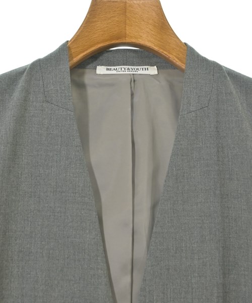 BEAUTY&YOUTH UNITED ARROWS（ビューティーアンドユースユナイテッドアローズ）ノーカラージャケット グレー サイズ:S レディース/2200680823045